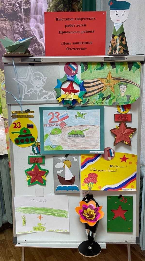 Выставка творческих работ детей Приокского района 